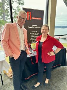 President Robert Baird and Tennille Wray